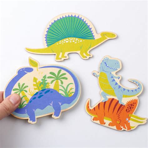 Dinosaur Painted Wood Cutouts All Wood Cutouts Wood Crafts Craft