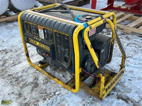 GPS5600 Wacker Neuson Generator Michener Allen Auctioneering Ltd