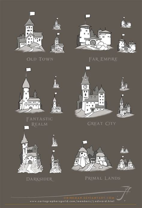 Js City Icons For Maps Sept2014 City Icon Fantasy City Map Map Icons