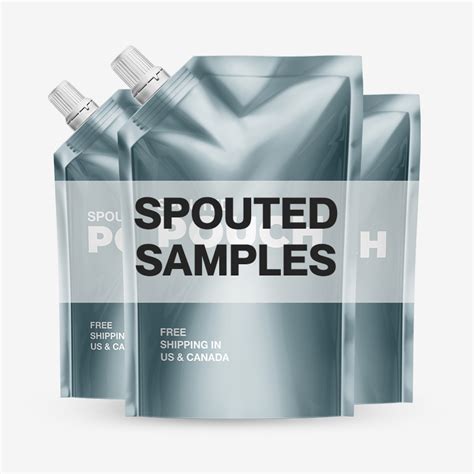 Sample Spouted Stand Up Pouch Free Shipping