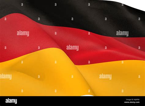 German flag waving Stock Photo - Alamy