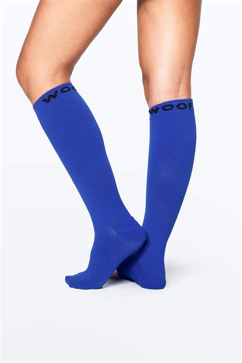 Royal Blue Moisture Wicking Compression Socks Dr Woof Apparel