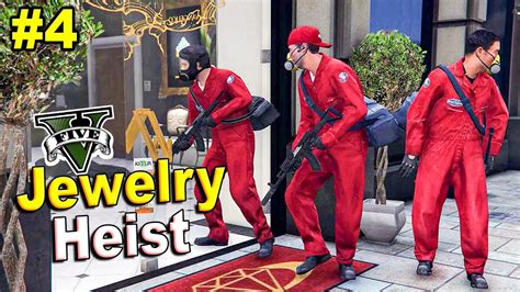 Best Robbery Ever Jewelry Heist Gta 5 Full Gameplay YouTube