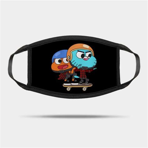 Gumball Darwin Skate Mask - The Amazing World of Gumball