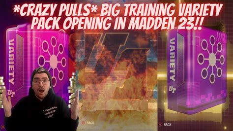 CRAZY PULLS BIG TRAINING VARIETY PACK OPENING IN MADDEN 23 LTD BIG