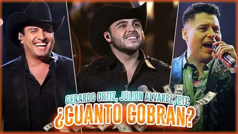 ¿cuanto Cobran Los Artistas Gruperos Gerardo Ortiz Banda Ms La Arrolladora Y Mas Youtube