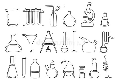 Lab Equipment Vector Stock Illustrations 80736 Lab Equipment Vector