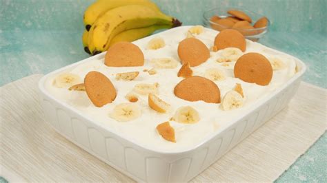 Banana Pudding Leckeres Bananen Dessert Mit Sahnepudding Youtube