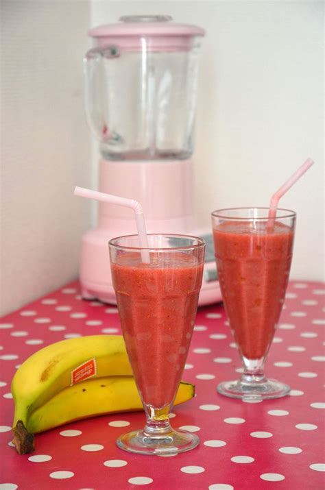 Recette Smoothie Banane Framboises Blog Cuisine Smoothie Recette