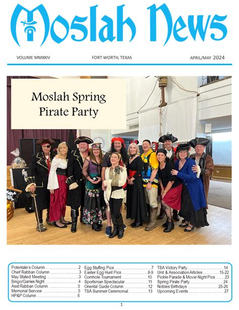 Moslah May 2024 Newsletter Is Here