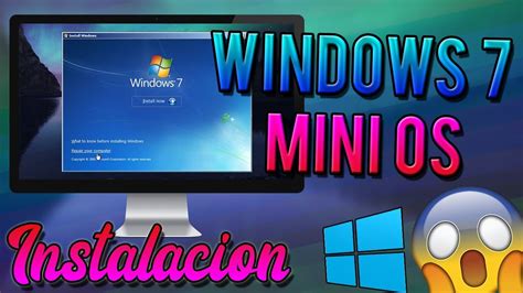 Instalo Windows Mini Os En Mi Pc Wow Youtube