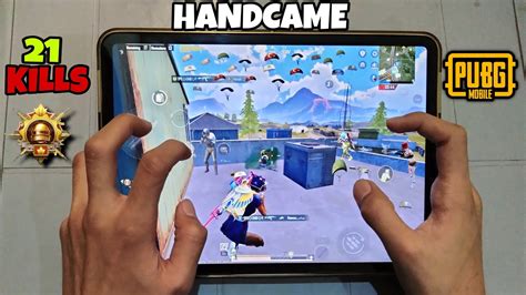 Handcame Pubg Mobile Ipad Pro M1 5 Finger Claw Livik Gameplay