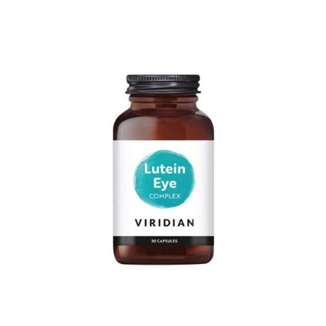 VIRIDIAN Maisto Papildas LUTEIN EYE COMPLEX 30 Kaps Camelia