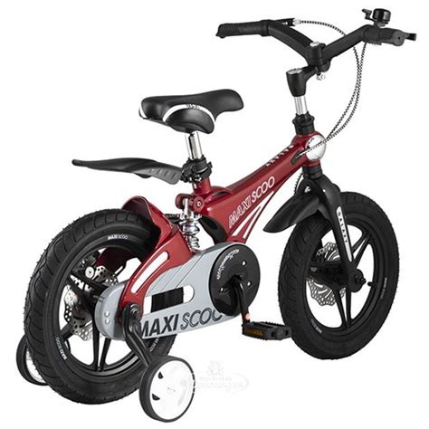 Двухколесный велосипед Maxiscoo Galaxy Delux 16" красный купить в ...
