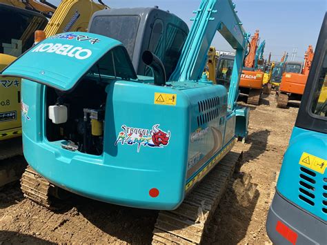 Japanese 7 5tons Used Mini Crawler Excavator Kobelco Sk75 Excavator