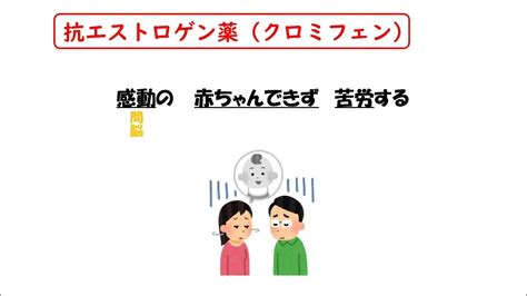 【1日1分医療系学生必見】抗エストロゲン薬（クロミフェン）はゴロでサクッと覚えましょう！ Youtube