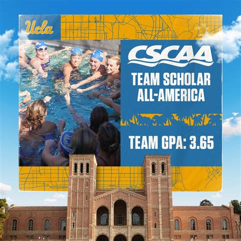 Ucla Swim And Dive On Twitter With A Collective Gpa Ucla Was