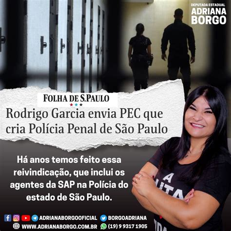 Governador Envia Alesp Pec Que Cria Pol Cia Penal De S O Paulo