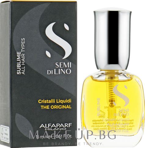Alfaparf Semi di Lino Sublime Cristalli Liquidi - ПОДАРЪК! Течни ...