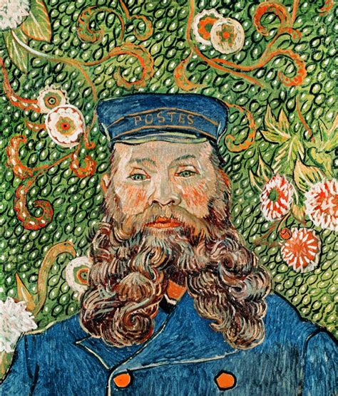 Portrait Of The Postman Joseph Roulin Vincent Van Gogh As Art Print