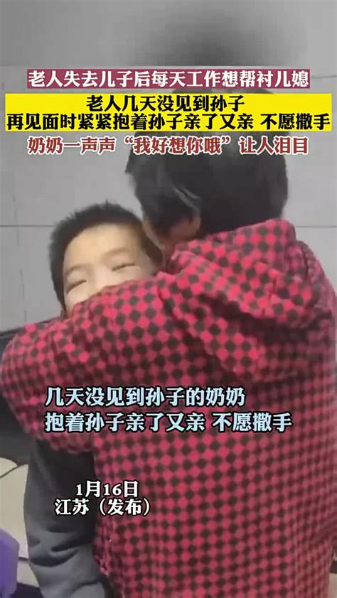 老人是把对儿子的思念寄托在孙子身上了，孙子就是老人的盼头