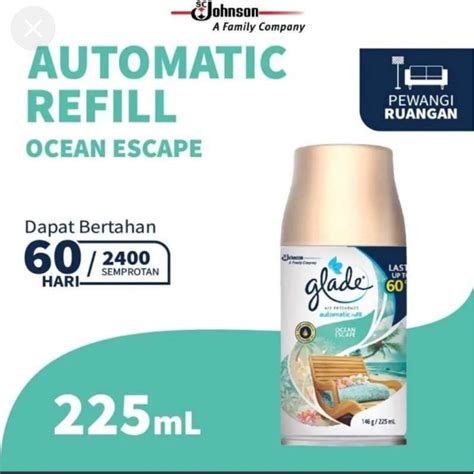 Jual Glade Pengharum Ruangan Ocean Escape 225ml Shopee Indonesia