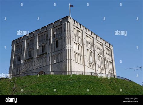 Norwich castle Norfolk England Stock Photo - Alamy