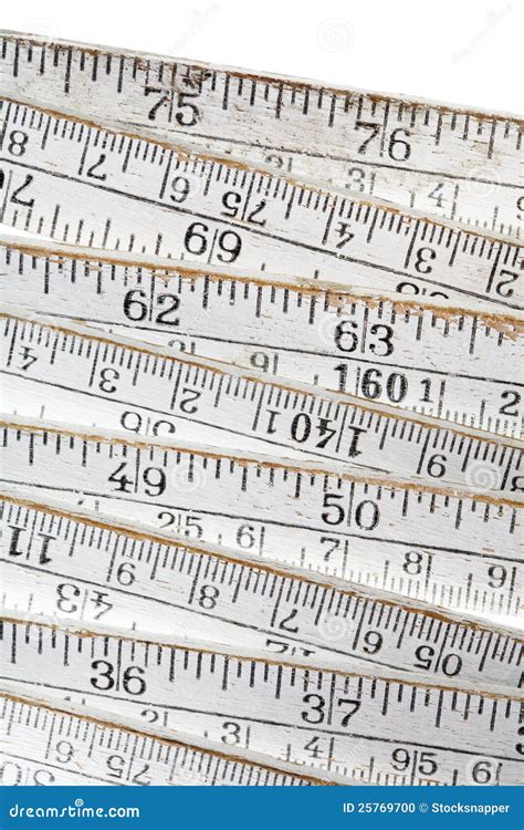 Old Ruler Stock Photo Image Of Wooden Measure Detail 25769700