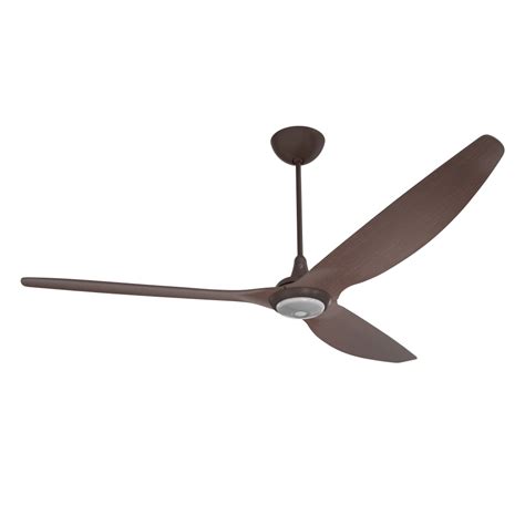Big Ass Fans MK HK A F Haiku Ceiling Fan Kit W Downrod Cocoa Bamboo Bronze