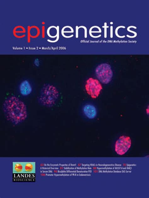 Epigenetics: A Historical Overview: Epigenetics: Vol 1, No 2