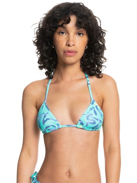 Classic Slide Tri Bikini Top For Women Quiksilver