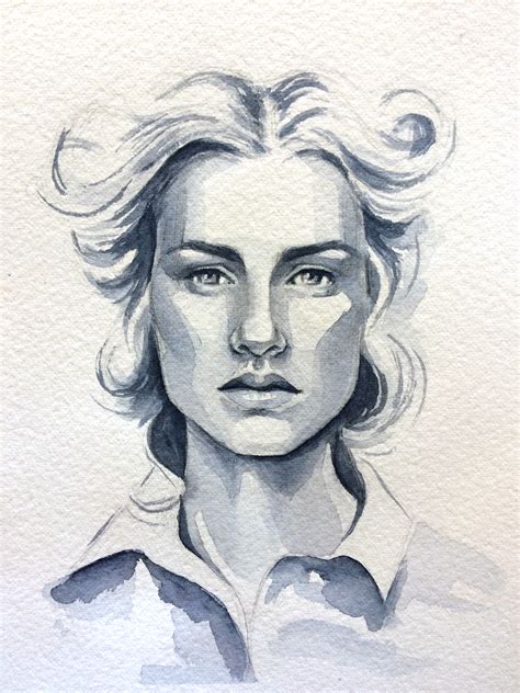 Watercolor Portraits Behance