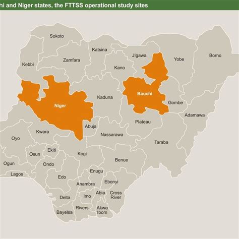 Map Of Nigeria Showing State Boundaries Source Opm Download