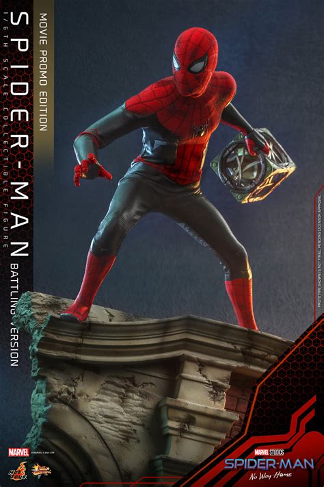 Spider Man No Way Home Battling Version Spider Man Figure By Hot Toys The Toyark News
