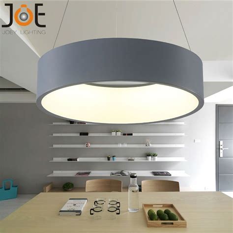 Moderne Led Pendentif Lumi Res Cercle Suspension Pour Salle Manger