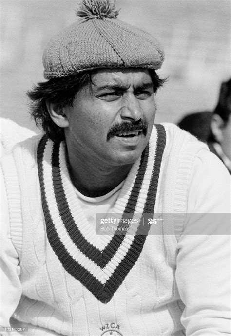 News Photo Javed Miandad Of Pakistan During Net Practice In World