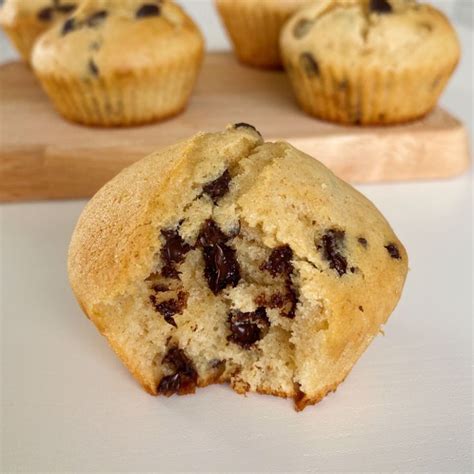 Muffins Au Beurre De Cacahu Te Et Aux P Pites De Chocolat Les