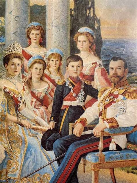 Famille Impériale de Russie autour de Nicolas