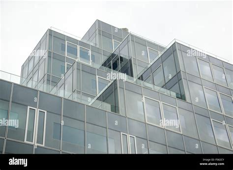 Modern Office Building With Glass Facade Stock Photo Alamy