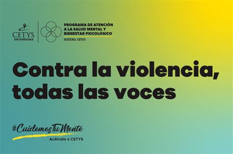 Contra La Violencia Todas Las Voces Cetys