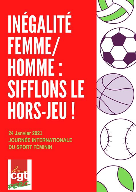 Visuel campagne journée internationale du sport féminin 2 Inégalité