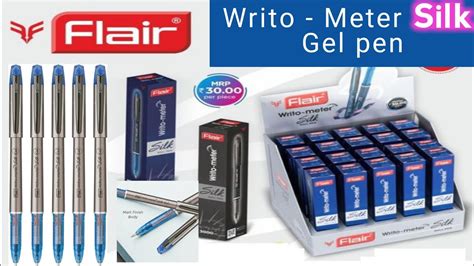 New Flair Writo Meter Silk Gel Pen Gel Pen Rupees Best For