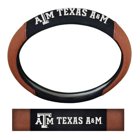 Corvette Grip Steering Wheel Cover With Texas Aandm University Logo