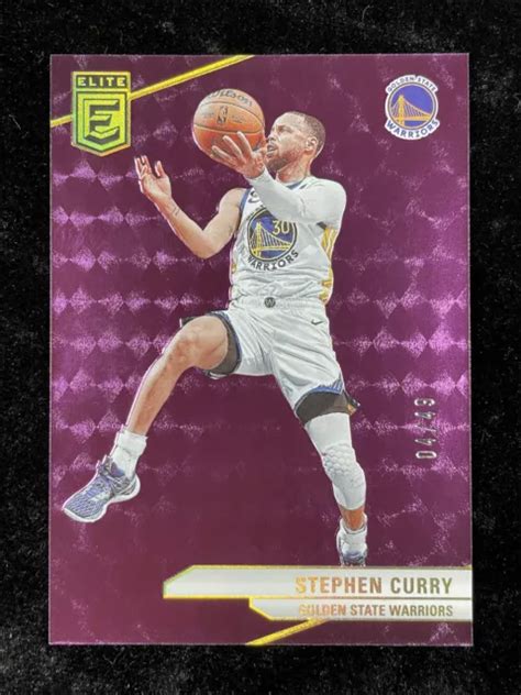 2023 24 PANINI DONRUSS Elite Stephen Curry 132 Violet 49 EUR 0 91