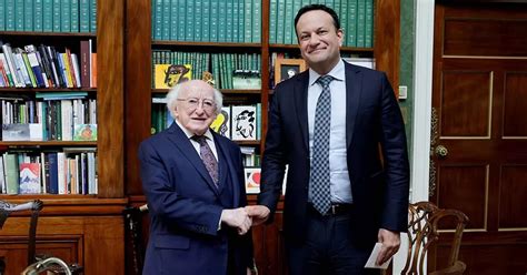 Leo Varadkar Officially Resigns As Simon Harris Is Nominated Taoiseach