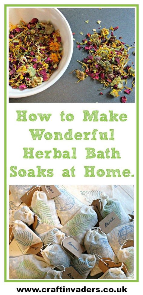 These Wonderful Herbal Bath Soaks Are Great Fun To Make Fabulous For