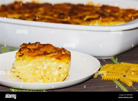 Pasta Oven Pasta Bake Stock Photo Alamy