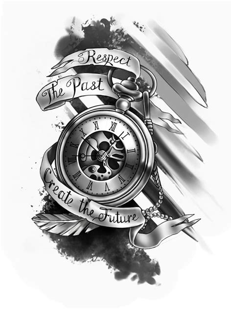 Clock Tattoo Designs