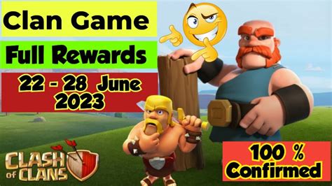 Clan Game Rewards June 2023 Clan Game Rewards Full Rewards New