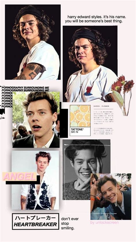 Harry Styles Collage Wallpapers Wallpaper Cave